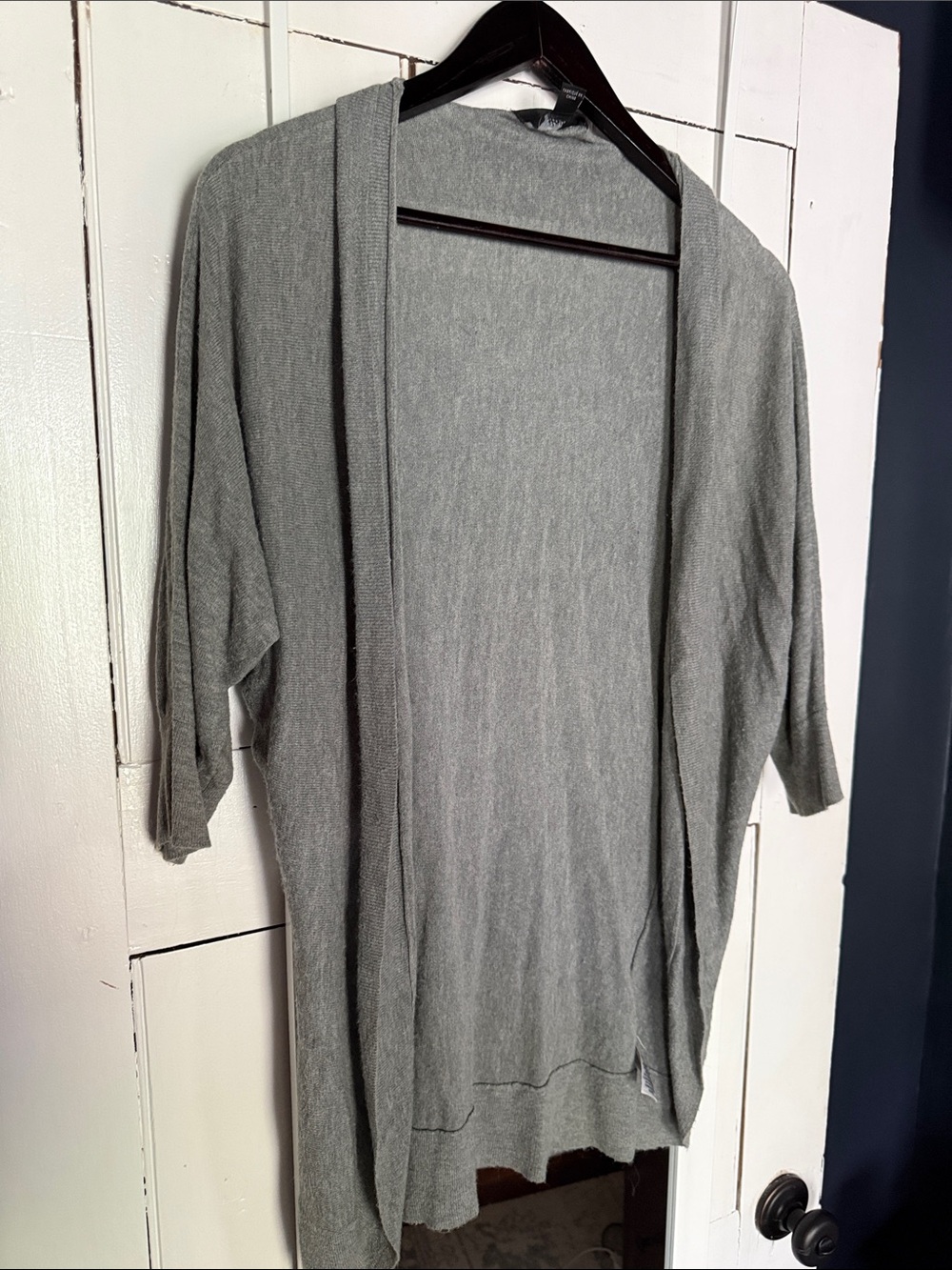 Mossimo Supply Co. Heather Gray Knit Top